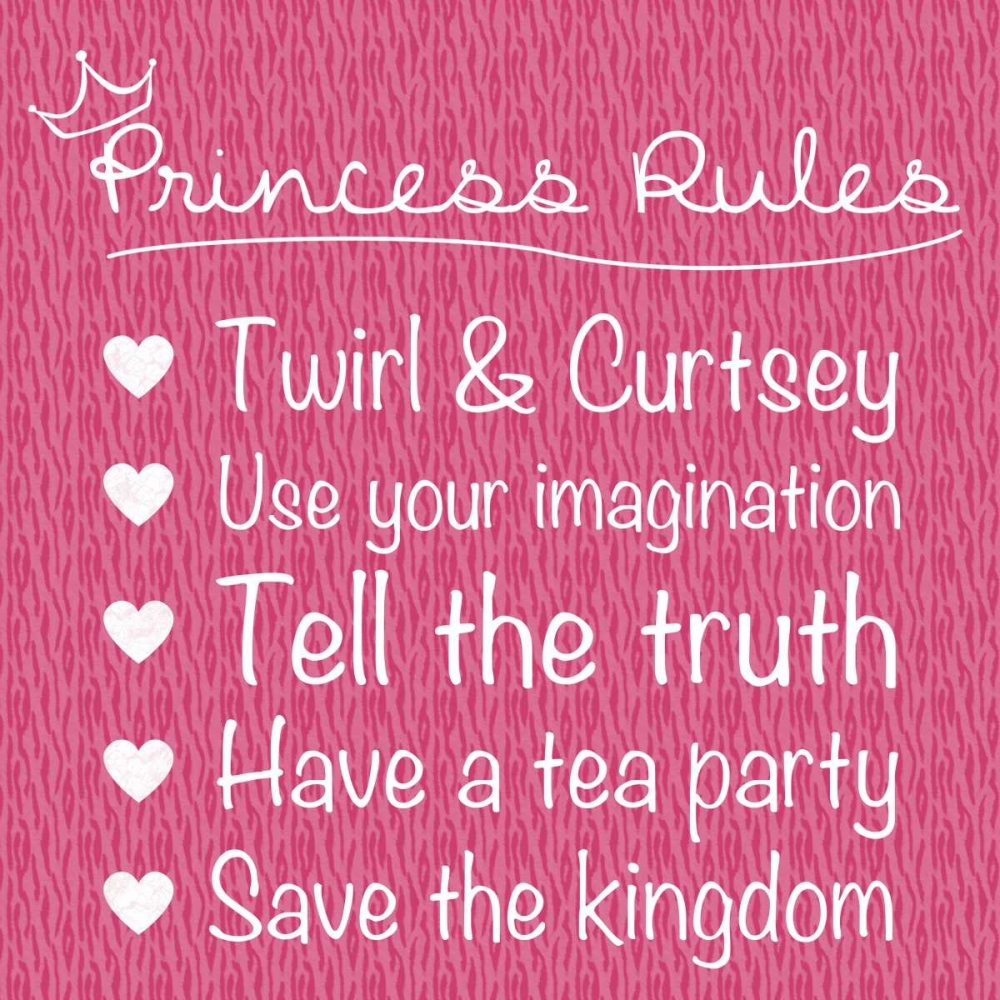 Princess Rules art print by Lauren Gibbons for $57.95 CAD