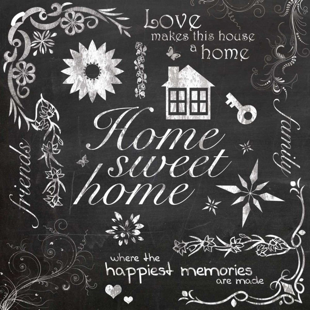 Home Chalk art print by Lauren Gibbons for $57.95 CAD