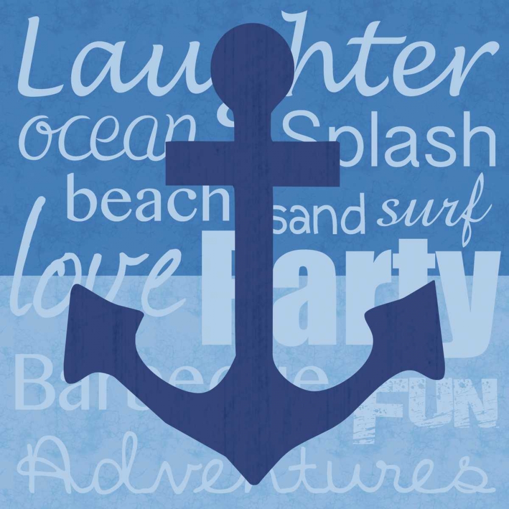 Beach Anchor art print by Lauren Gibbons for $57.95 CAD