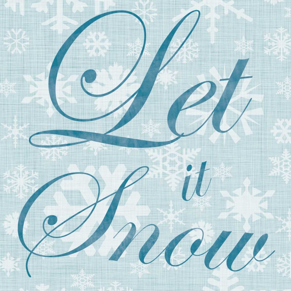 Let It Snow art print by Lauren Gibbons for $57.95 CAD