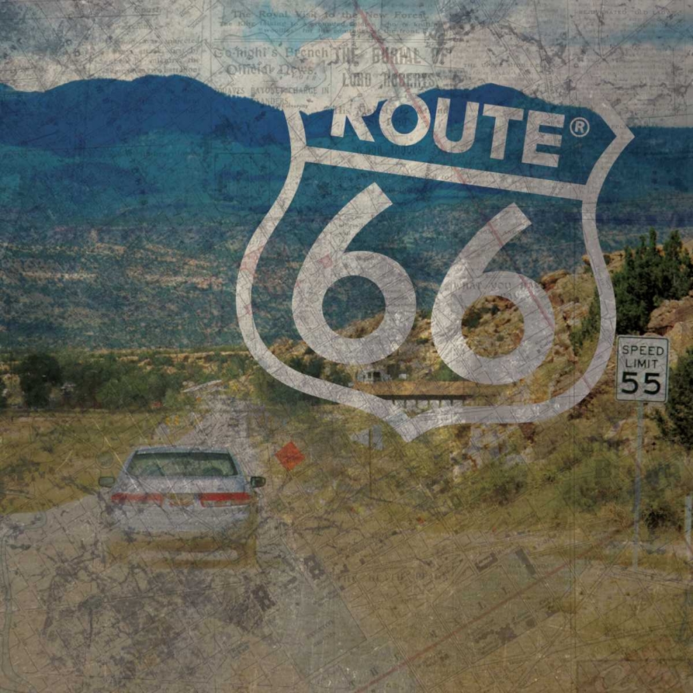 Route 66 art print by Lauren Gibbons for $57.95 CAD