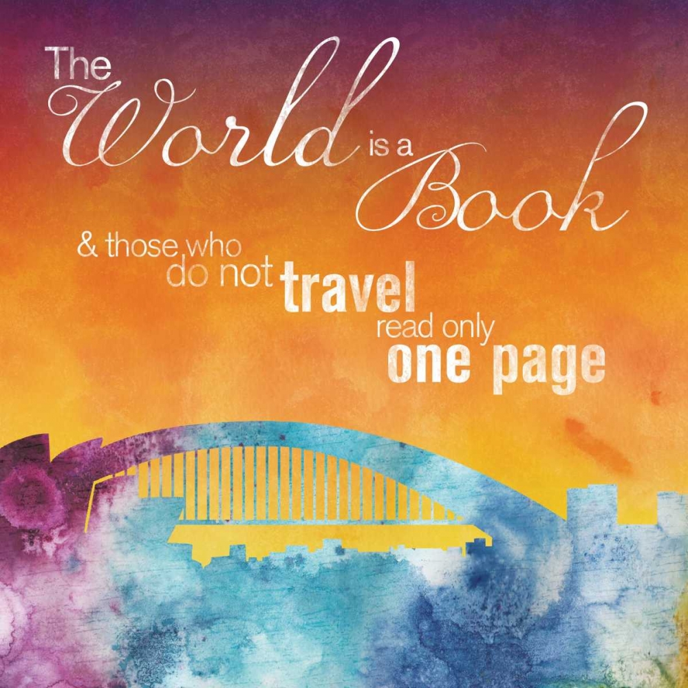 The World is A Book art print by Lauren Gibbons for $57.95 CAD