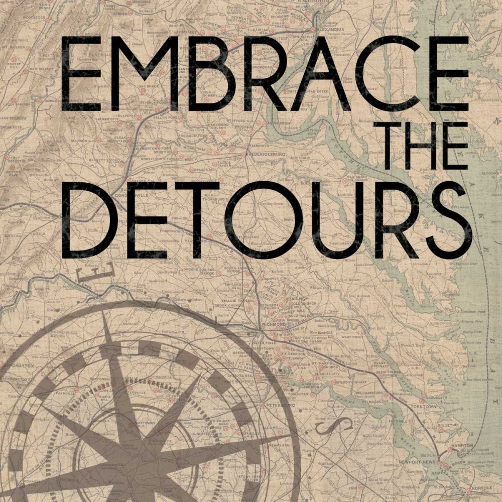 Embrace Detours art print by Lauren Gibbons for $57.95 CAD