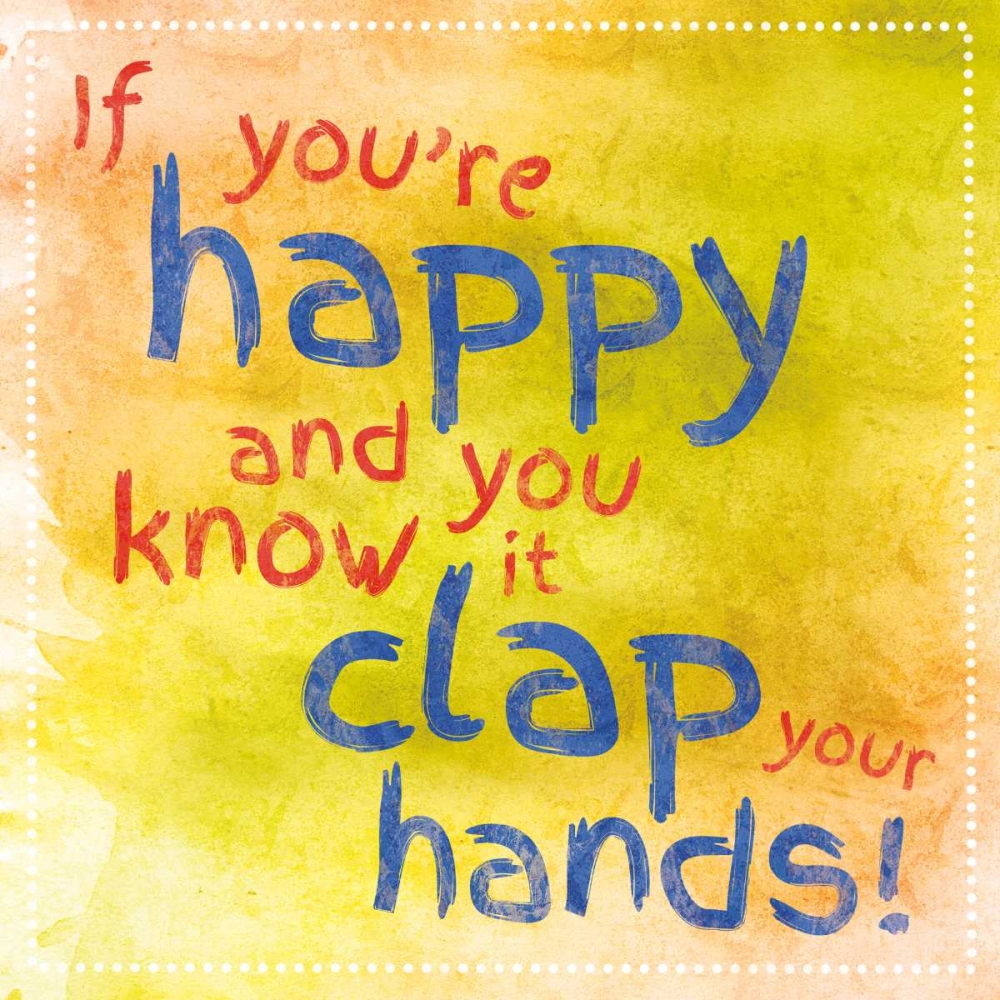 Clap Your Hands 1 art print by Lauren Gibbons for $57.95 CAD