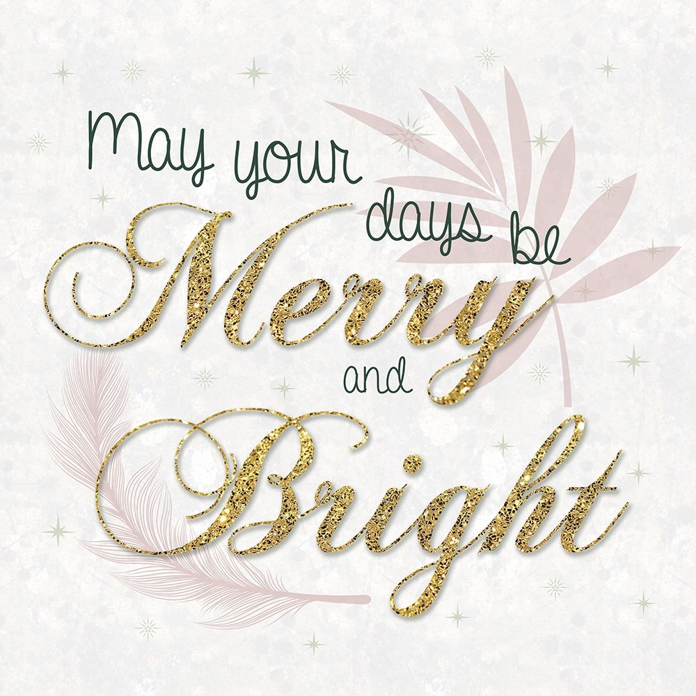Merry Bright art print by Lauren Gibbons for $57.95 CAD