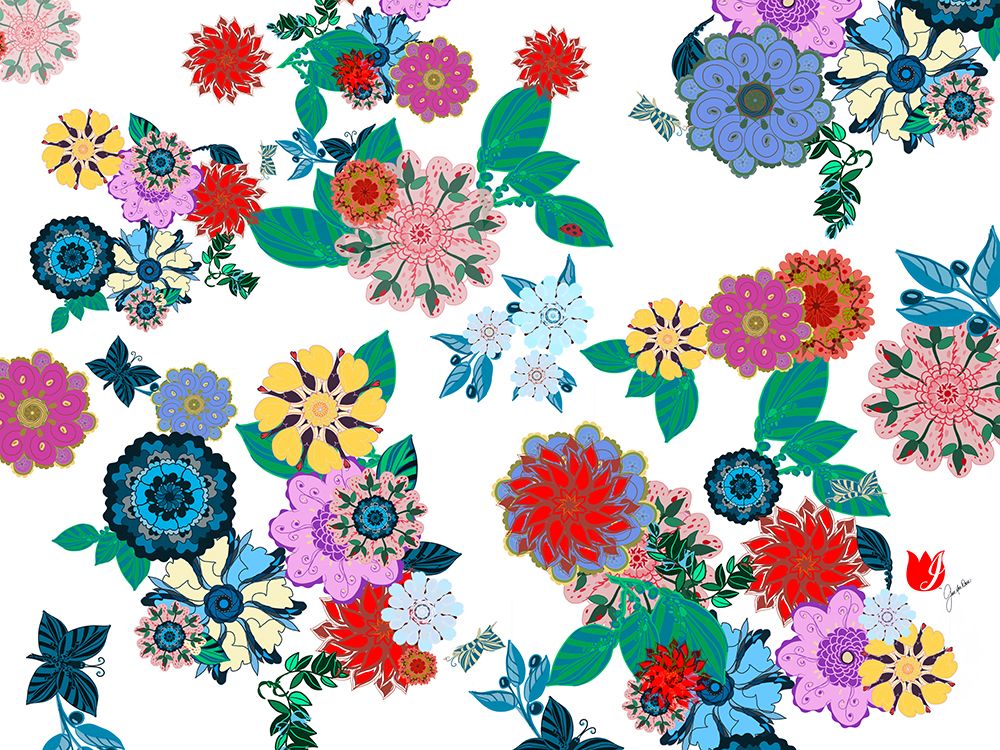 Lucky Garden Cloud art print by Joan Davis for $57.95 CAD