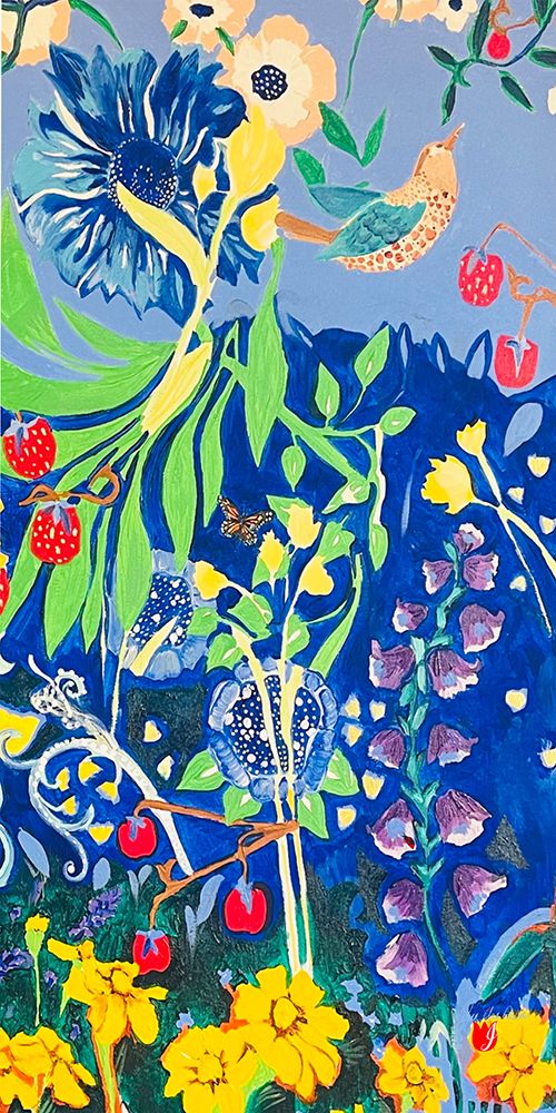 Magical Garden 1 art print by Joan Davis for $57.95 CAD