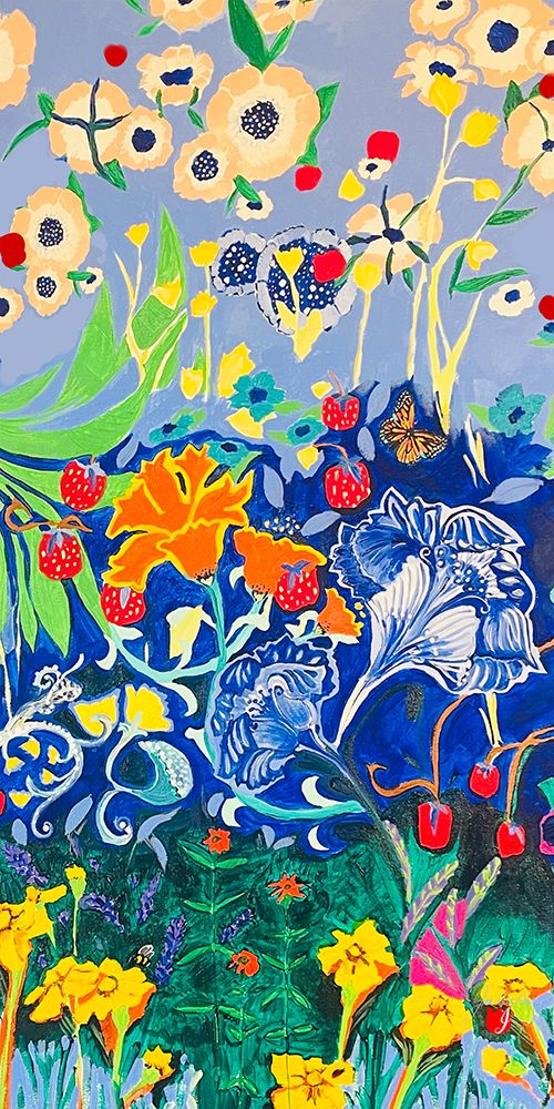 Magical Garden 2 art print by Joan Davis for $57.95 CAD