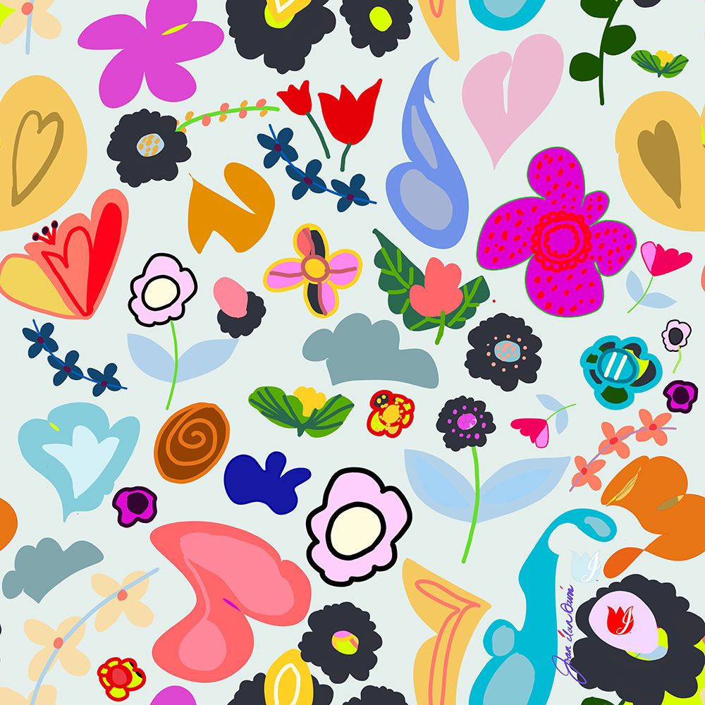 Colorform Backyard 1 art print by Joan Davis for $57.95 CAD