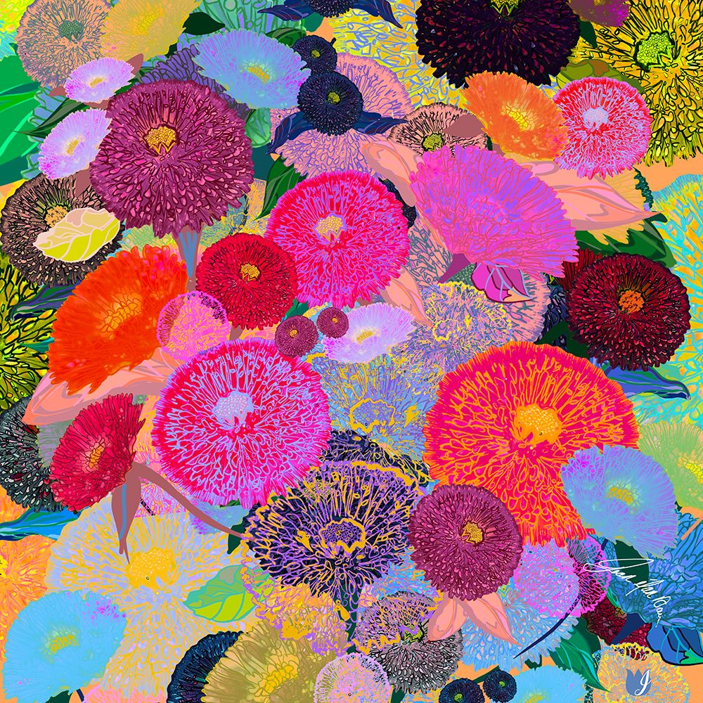 Garden Crush Super Sweet art print by Joan Davis for $57.95 CAD
