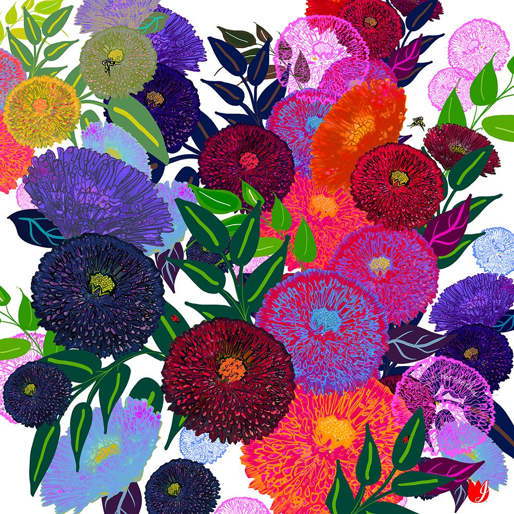 Garden Crush Summer Dreaming art print by Joan Davis for $57.95 CAD