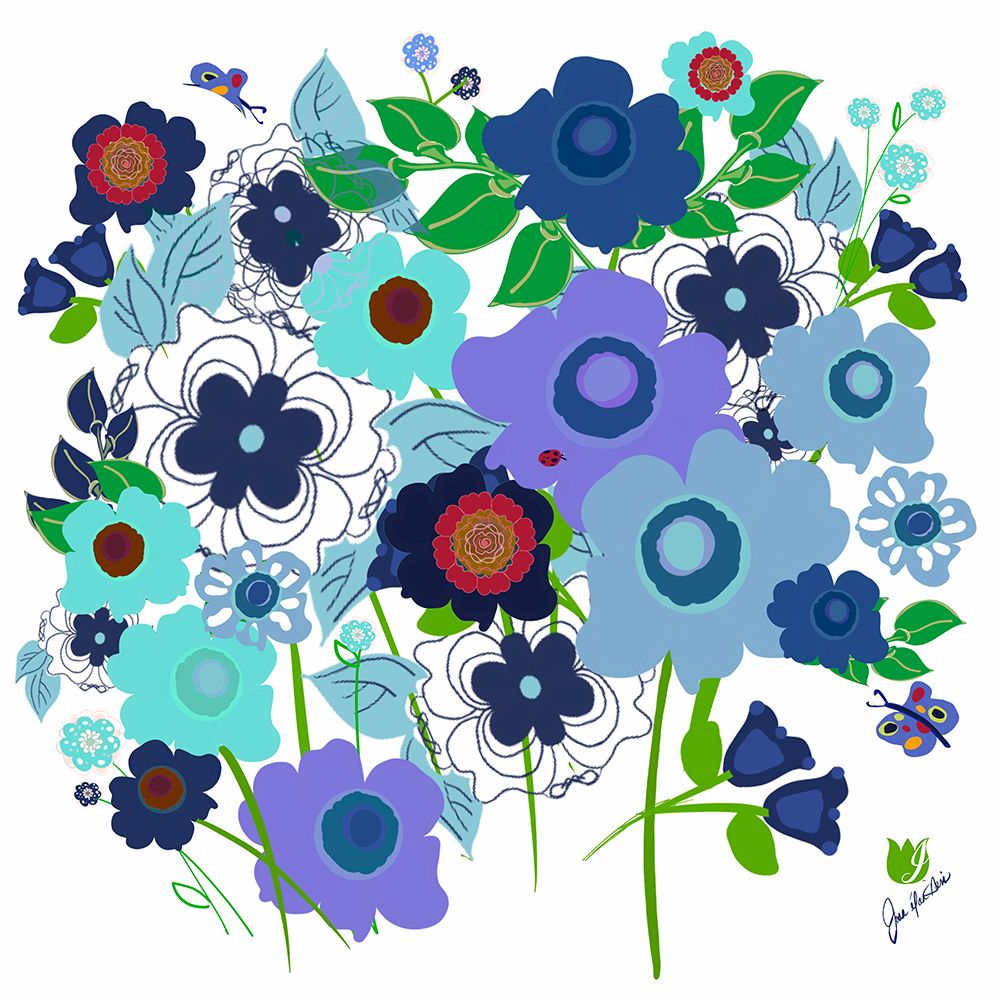 Cool Garden art print by Joan Davis for $57.95 CAD