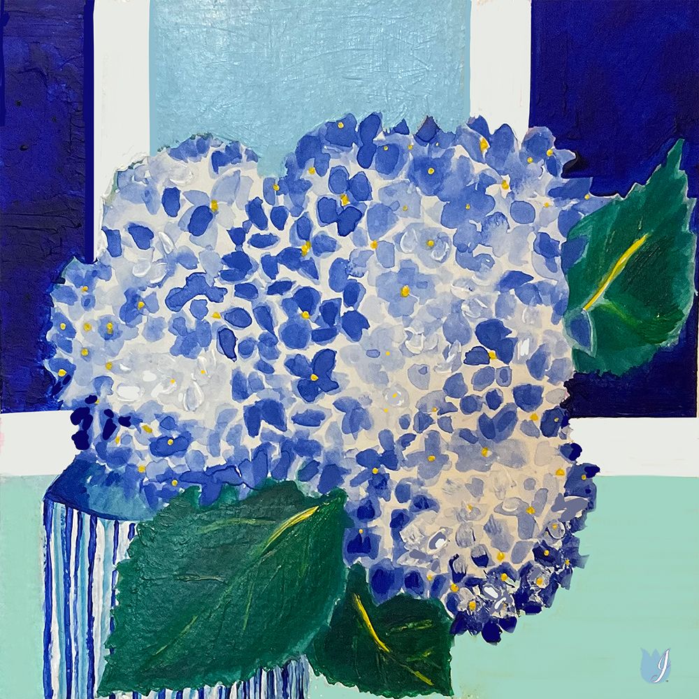 Hydrangeas By The Cottage Window art print by Joan Davis for $57.95 CAD
