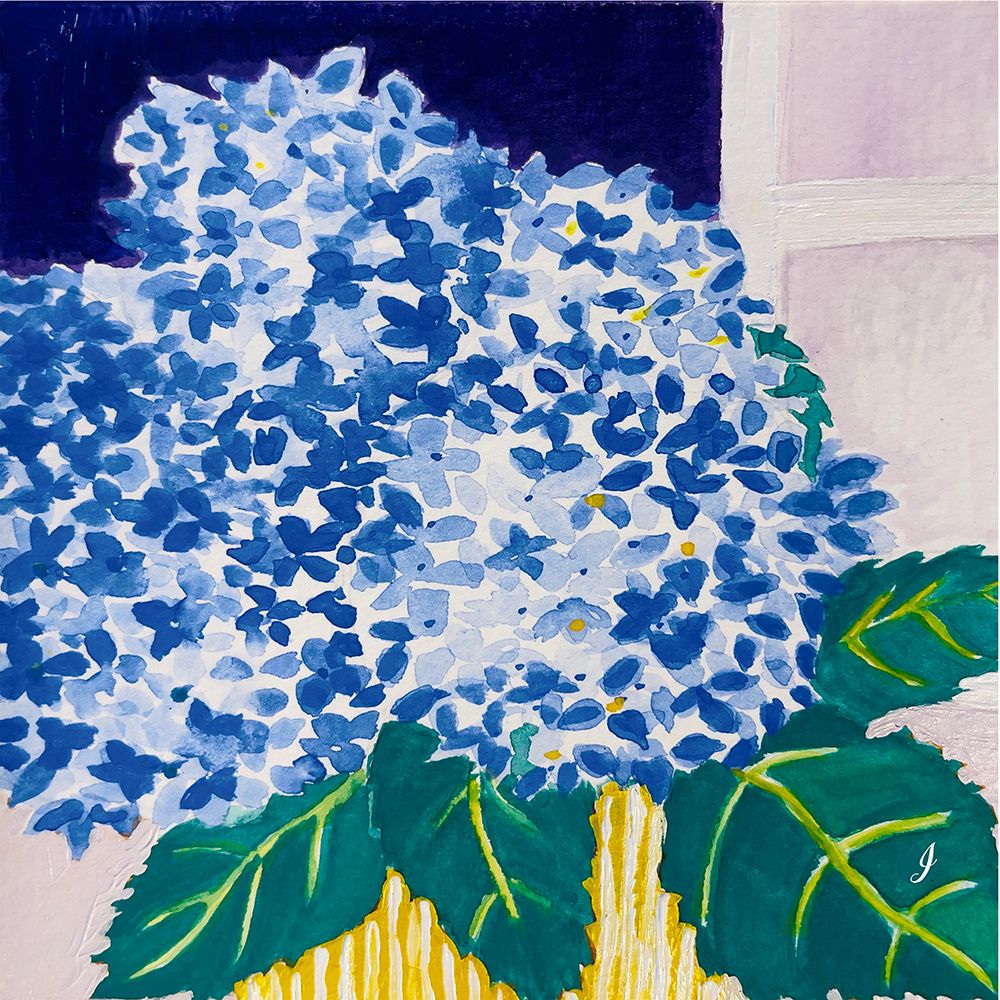 Hydrangeas In The Vase You Bought Today art print by Joan Davis for $57.95 CAD