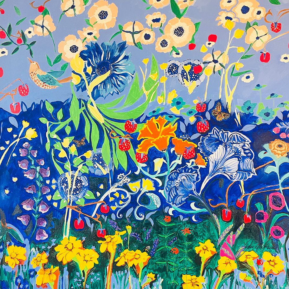 Storybook Garden art print by Joan Davis for $57.95 CAD