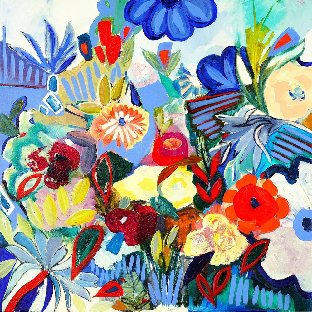 Fancy Flowers art print by Daisy D for $57.95 CAD