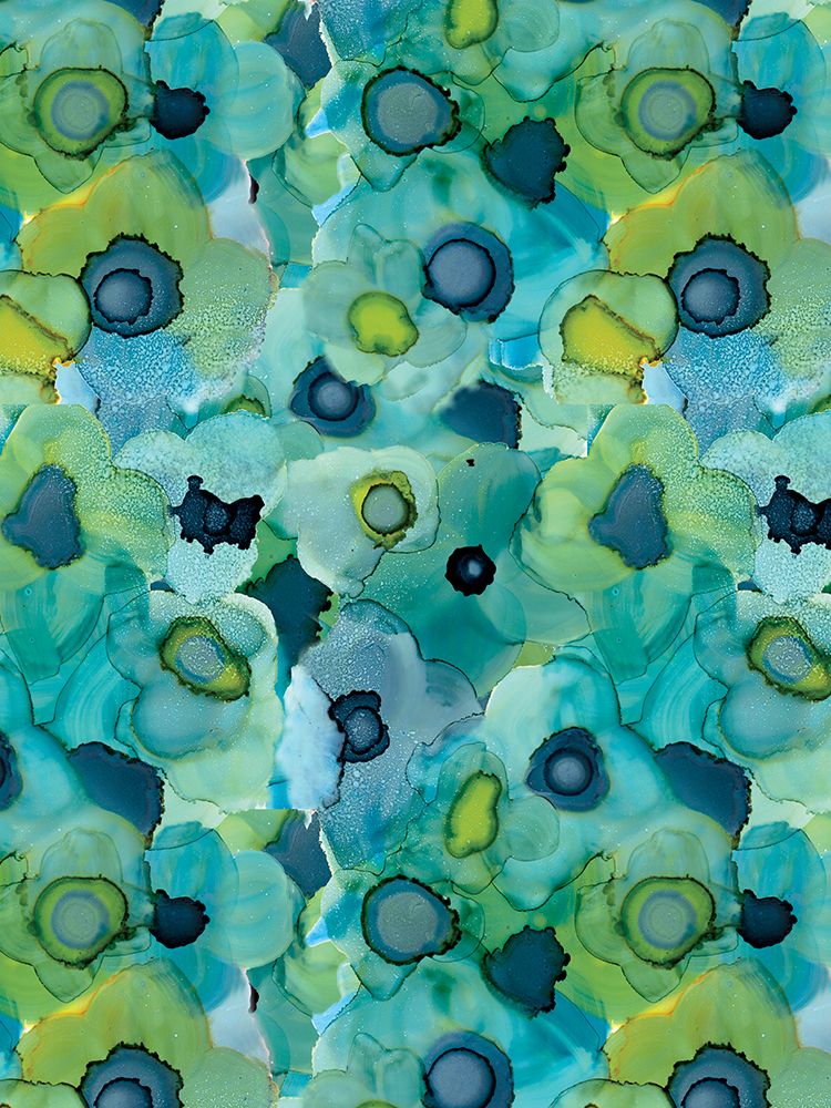 Emerald Bloom Matrix art print by Julia Frost for $57.95 CAD