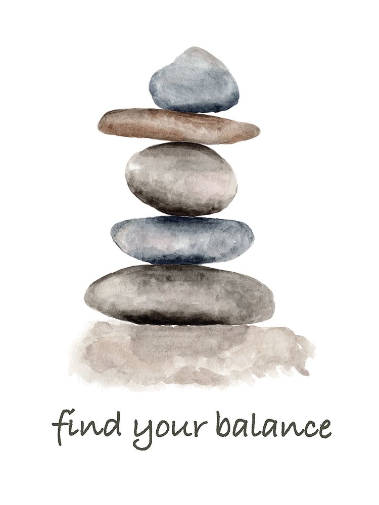 Spiritual Rock Piles Find Your Balance art print by Julia Frost for $57.95 CAD