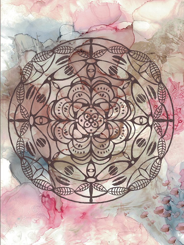 Mandala Alcohol Inks Background 2 art print by Julia Frost for $57.95 CAD