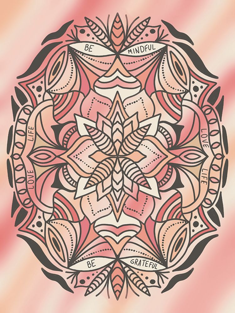 Self Love Mandala 1 art print by Julia Frost for $57.95 CAD