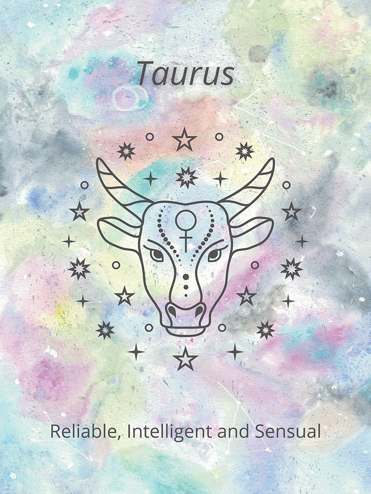 Horoscope Collection Taurus art print by Julia Frost for $57.95 CAD