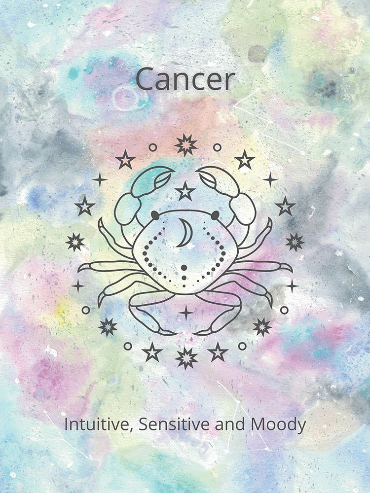 Horoscope Collection Cancer art print by Julia Frost for $57.95 CAD