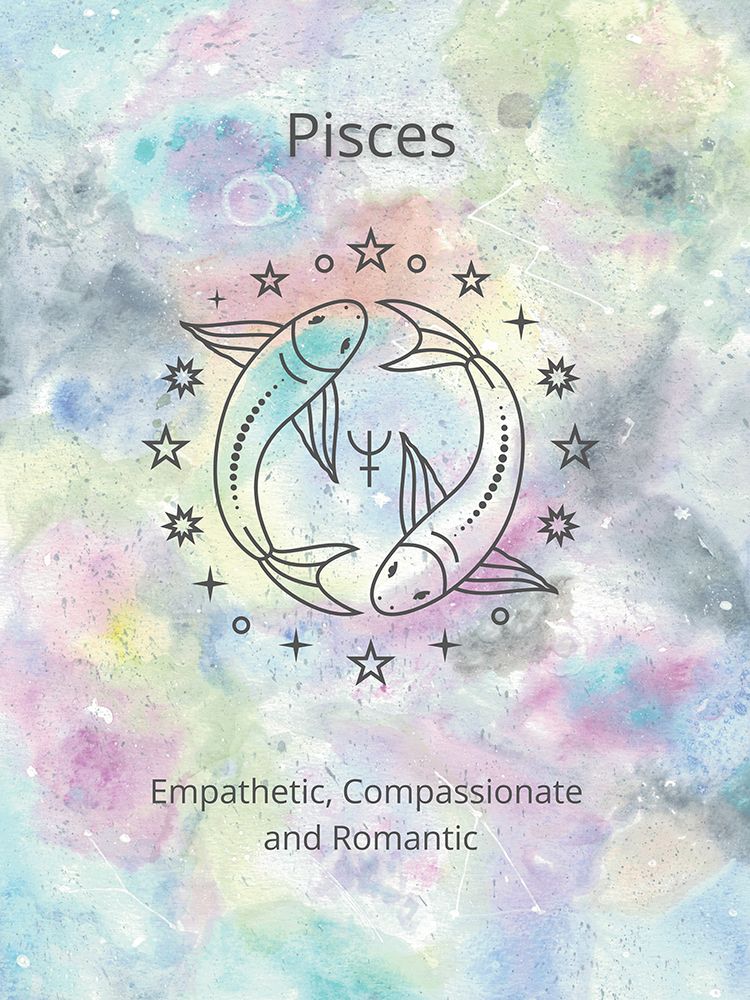 Horoscope Collection Pisces art print by Julia Frost for $57.95 CAD