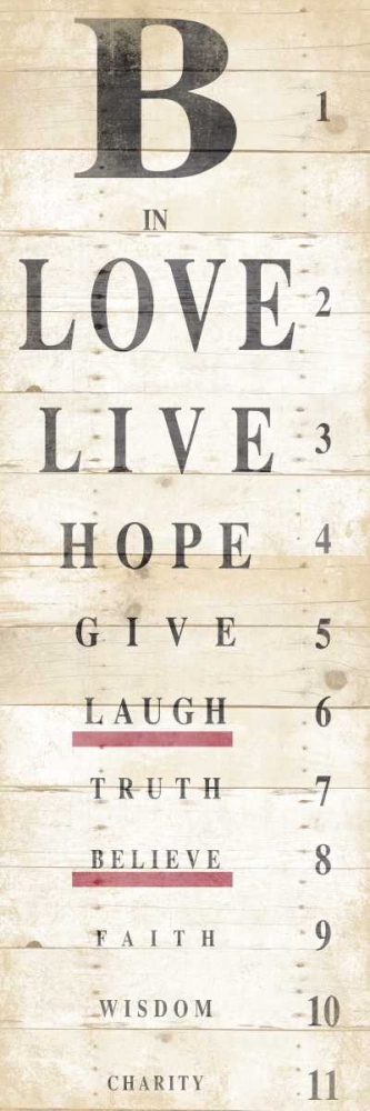 Eye Chart art print by Jace Grey for $57.95 CAD