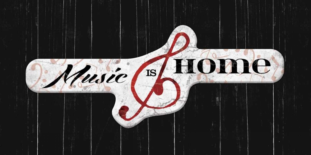 Music is home art print by Jace Grey for $57.95 CAD