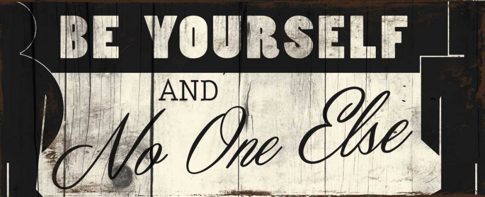 Be Yourself art print by Jace Grey for $57.95 CAD