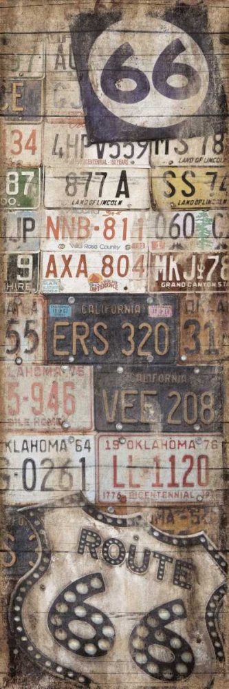 License plates art print by Jace Grey for $57.95 CAD