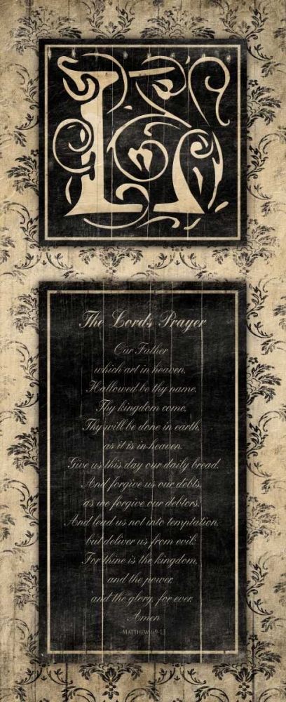 L The Lords Prayer art print by Jace Grey for $57.95 CAD