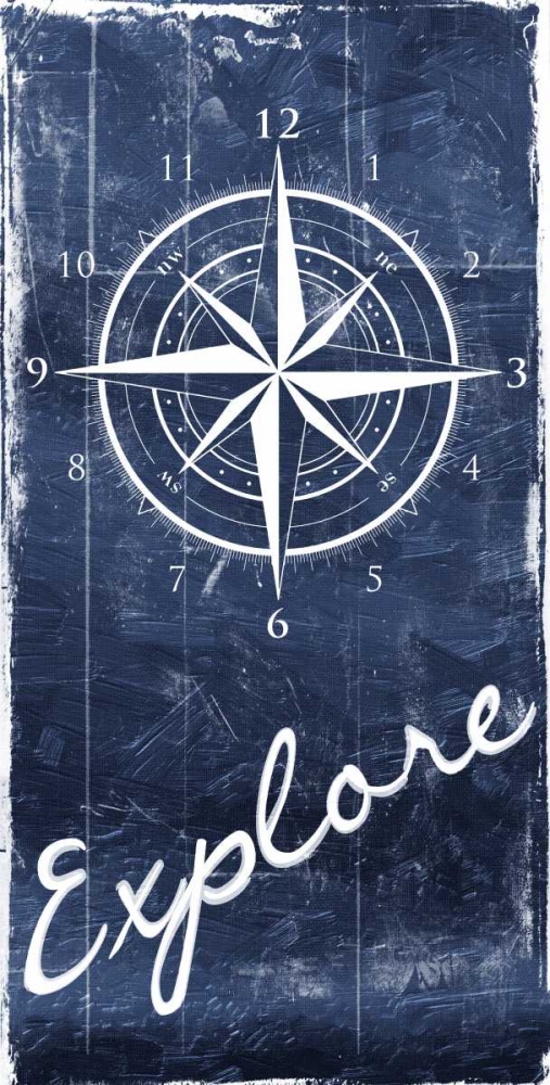 Coastal Wood Clock art print by Jace Grey for $57.95 CAD