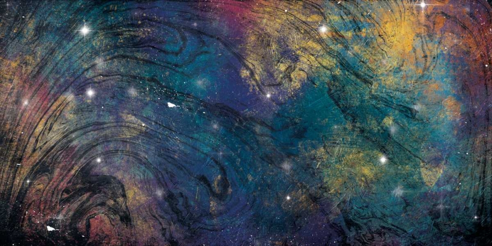 Golden Galaxy art print by Jace Grey for $57.95 CAD