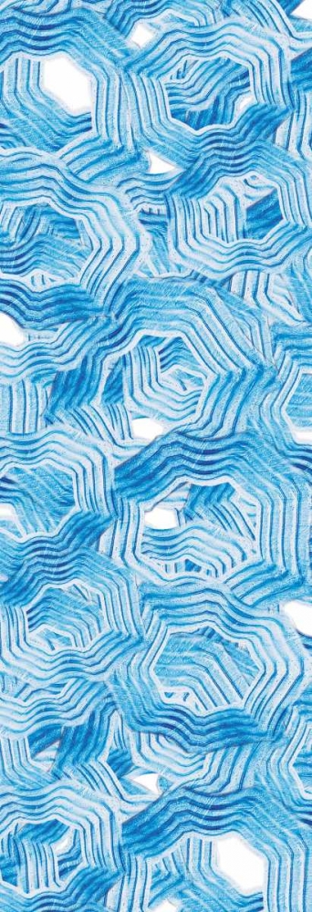 Plenty Of Blue White Agates art print by Jace Grey for $57.95 CAD