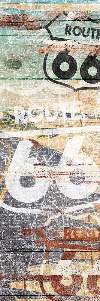 USA Route 66 Mate art print by Jace Grey for $57.95 CAD