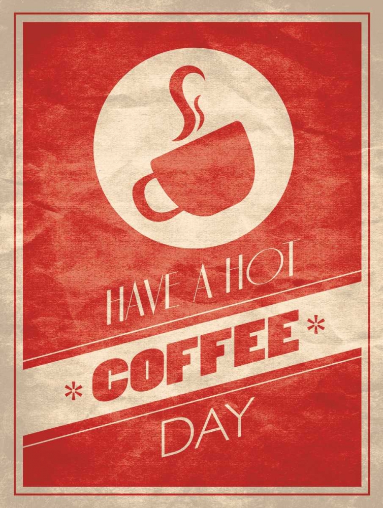 Red Coffee Day art print by Jace Grey for $57.95 CAD