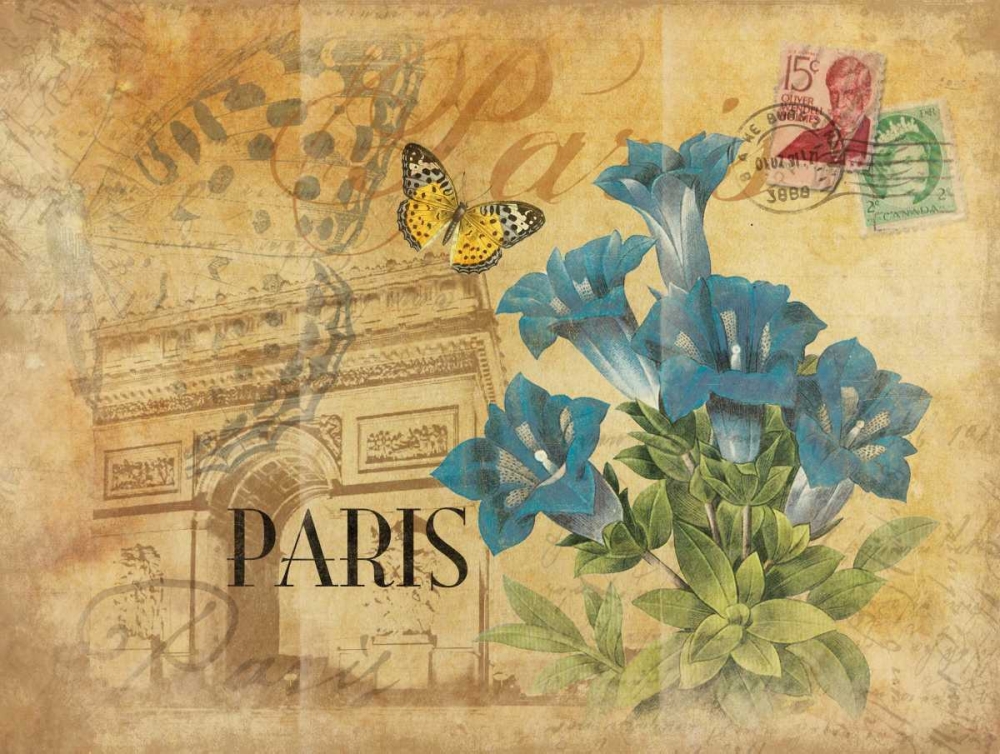 Paris Postcard 8 art print by Jace Grey for $57.95 CAD