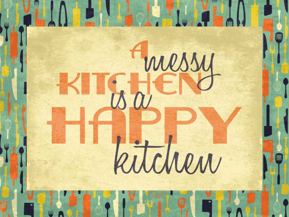 Messy Kitchen art print by Jace Grey for $57.95 CAD