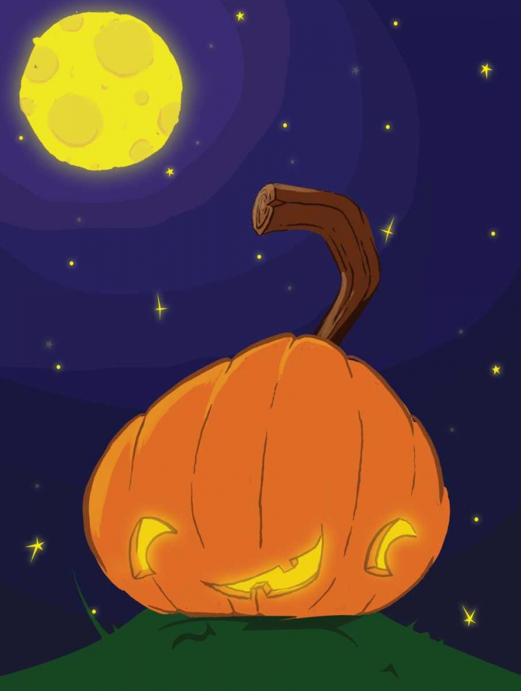 Halloween Pumpkin B art print by Jace Grey for $57.95 CAD