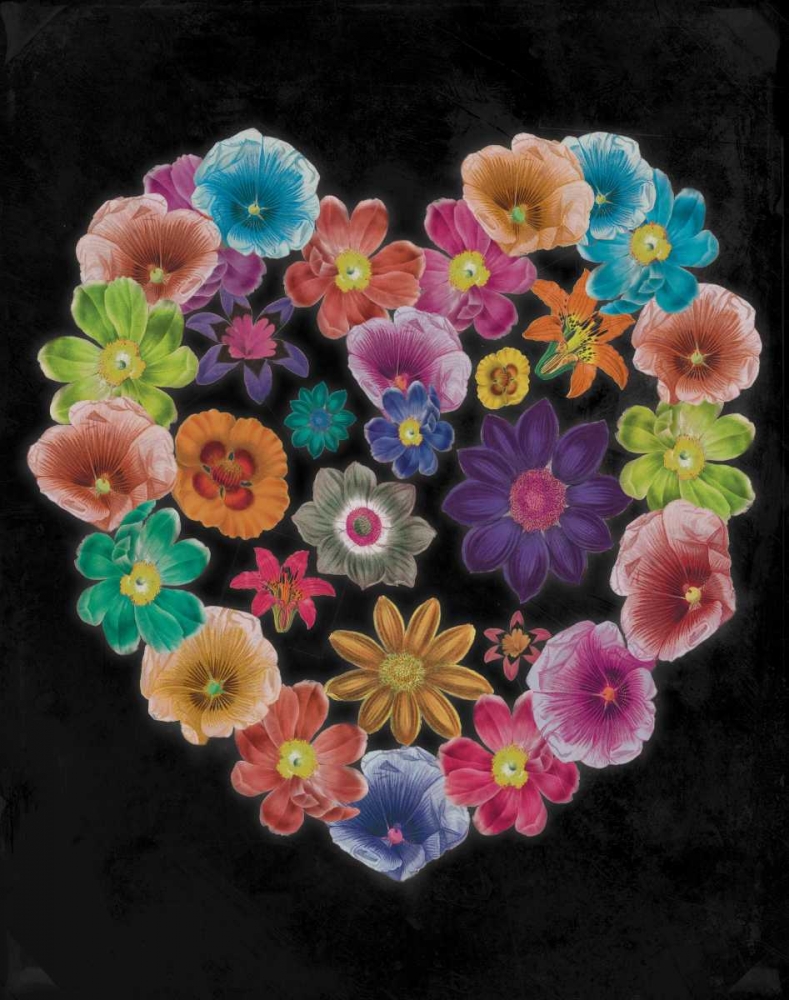 Floral Heart 3 art print by Jace Grey for $57.95 CAD