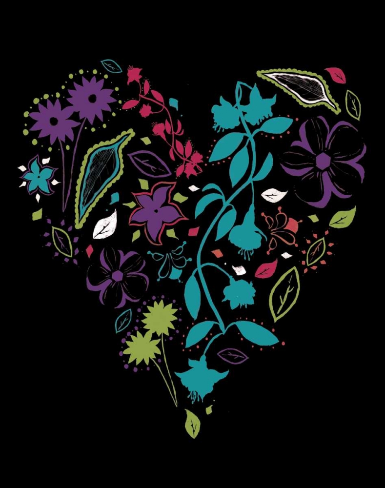 Floral Heart 4 art print by Jace Grey for $57.95 CAD