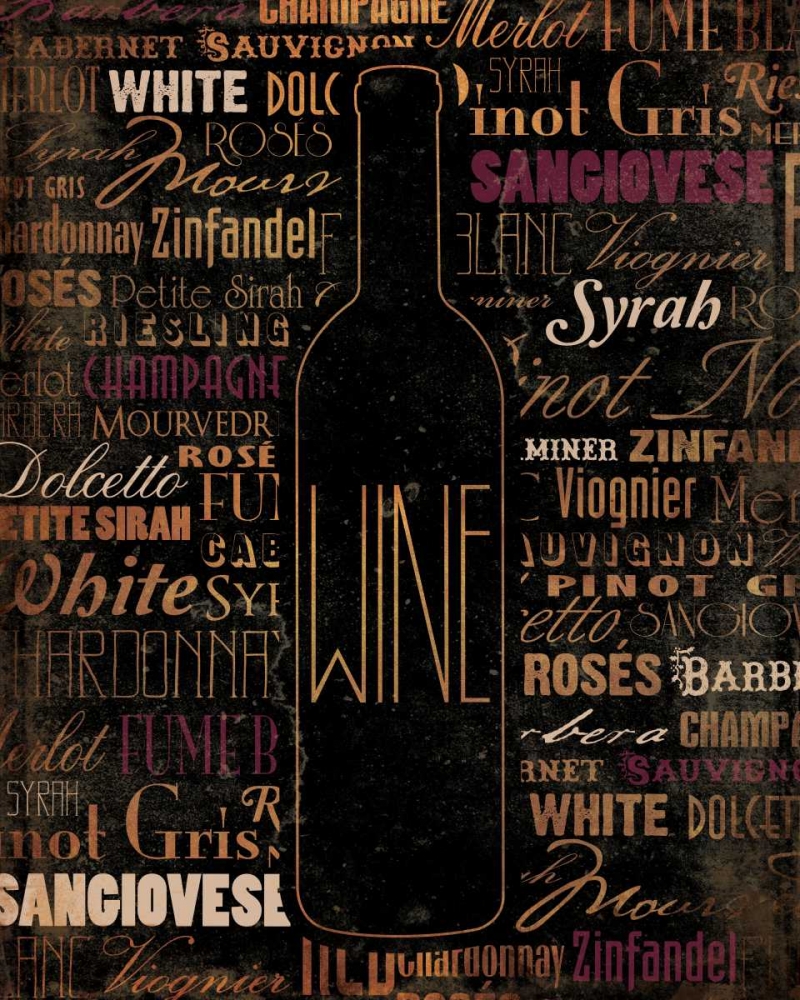 WINE 2 art print by Jace Grey for $57.95 CAD