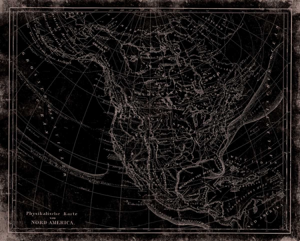 Western Map art print by Jace Grey for $57.95 CAD