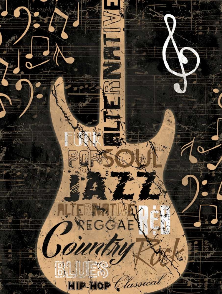 Music Notes black art print by Jace Grey for $57.95 CAD