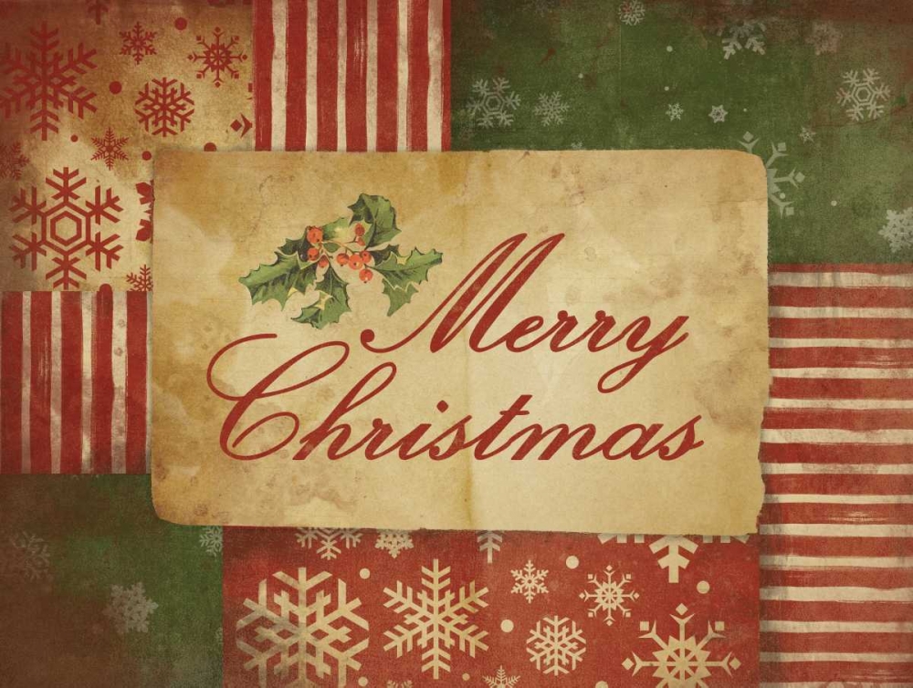 Merry Christmas art print by Jace Grey for $57.95 CAD