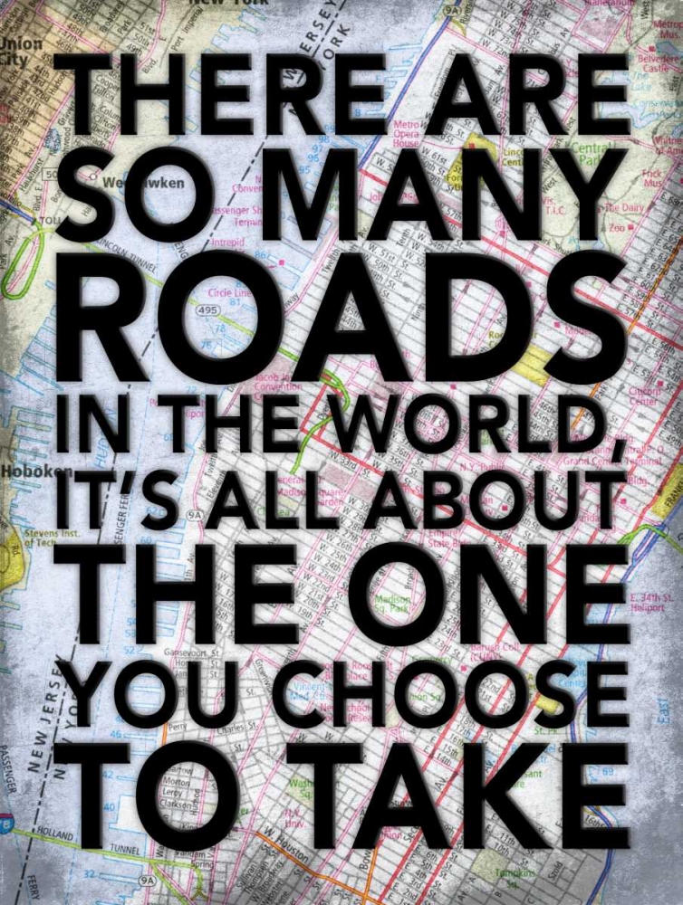 So Many Roads art print by Jace Grey for $57.95 CAD