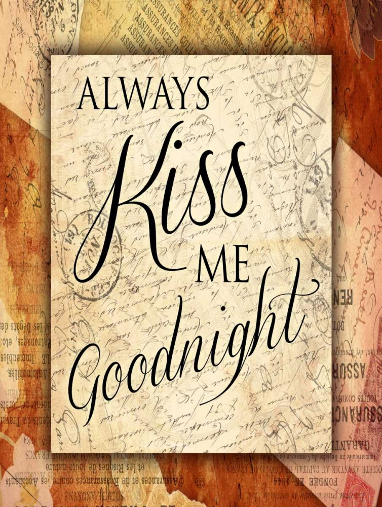 Kiss Me Goodnight art print by Jace Grey for $57.95 CAD