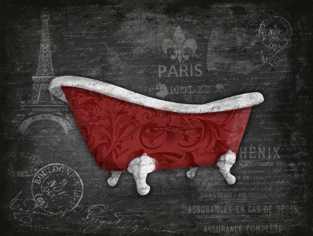 Red Bath art print by Jace Grey for $57.95 CAD