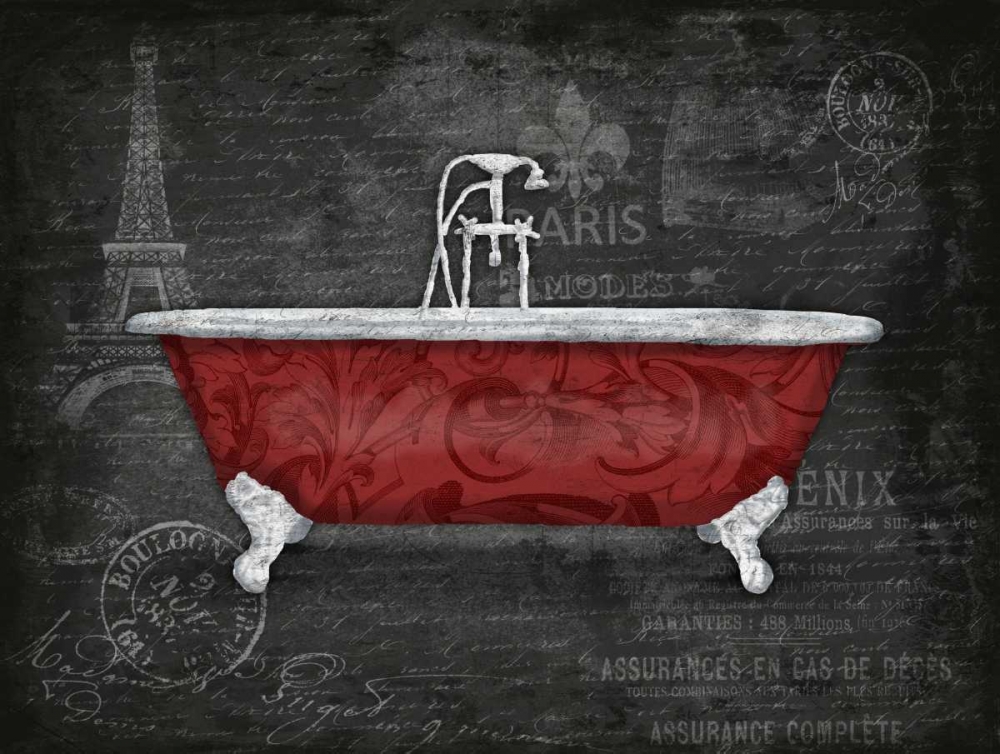 Red Bath 2 art print by Jace Grey for $57.95 CAD